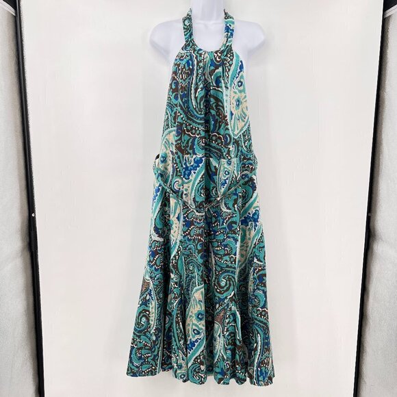 Lane Bryant Plus Halter Paisley Maxi Dress - Picture 2 of 11